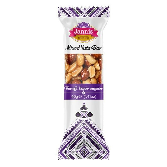 JANNIS BAR 40gr. - (MIXED NUTS)