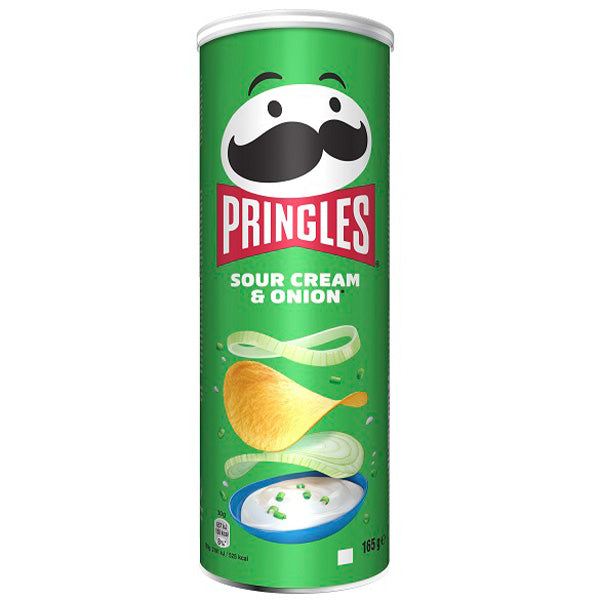 PRINGLES ΤΣΙΠΣ 165gr - (SOUR CREAM & ONION)