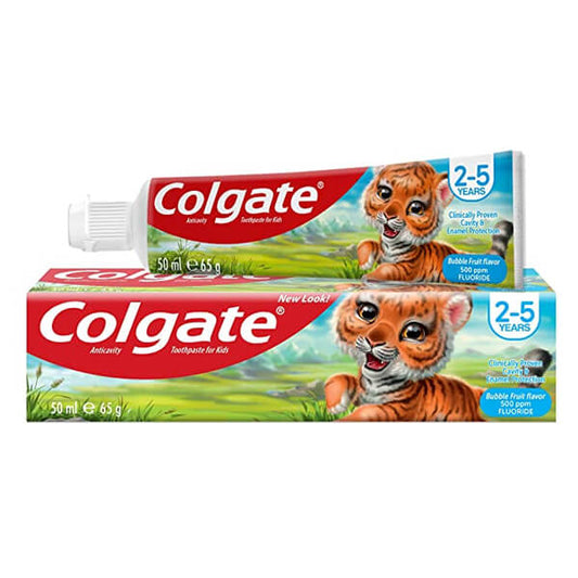 COLGATE KIDS 50ml - (BUBBLE FRUIT) (2-5 ΕΤΩΝ) (ΟΔΟΝΤΟΚΡΕΜΑ)