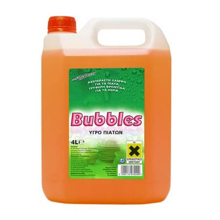 BUBBLE ΥΓΡΟ ΠΙΑΤΩΝ 4lit - (ΠΟΡΤΟΚΑΛΙ-ΞΥΔΙ)