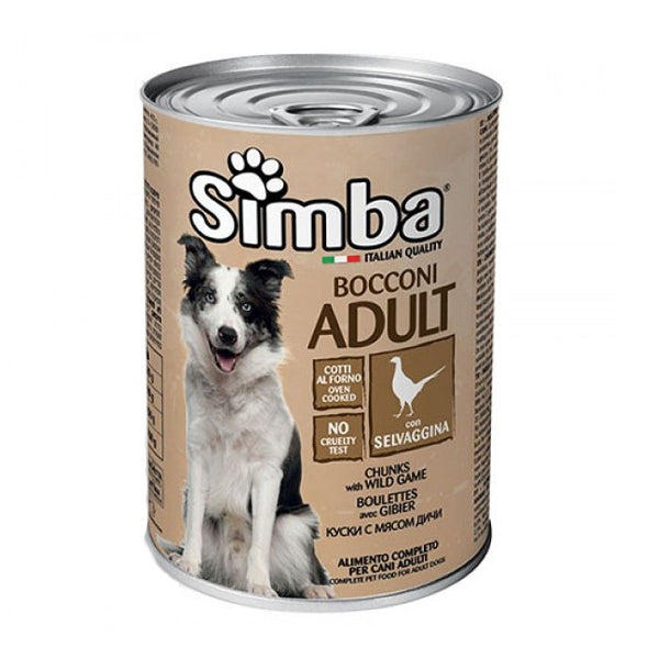 SIMBA ΣΚΥΛΟΤΡΟΦΗ ΚΟΝΣΕΡΒΑ 415gr - (ΚΥΝΗΓΙ-WILD GAME)