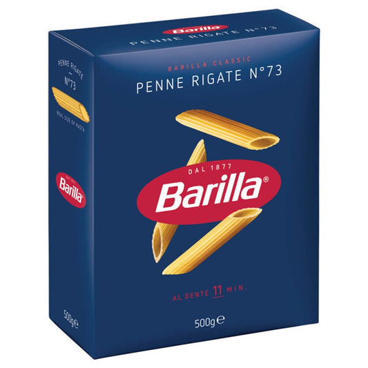 BARILLA 500gr - No 73 (PENNE RIGATE)