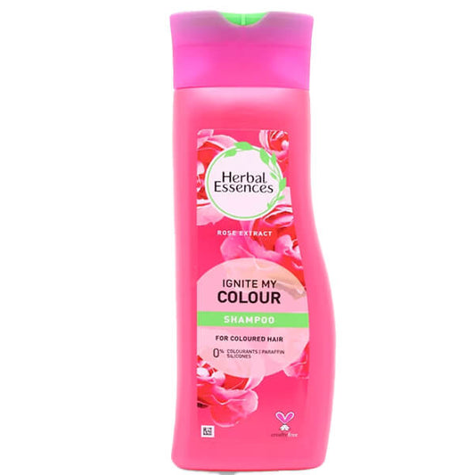 HERBAL ESSENCES SHAMPOO 400ml - (IGNITE MY COLOUR) (ROSE EXTRACT)