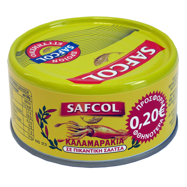 SAFCOL ΚΑΛΑΜΑΡΑΚΙΑ ΠΙΚΑΝΤΙΚΑ 170gr. - (ΣΕ ΣΑΛΤΣΑ) (-0,20€)