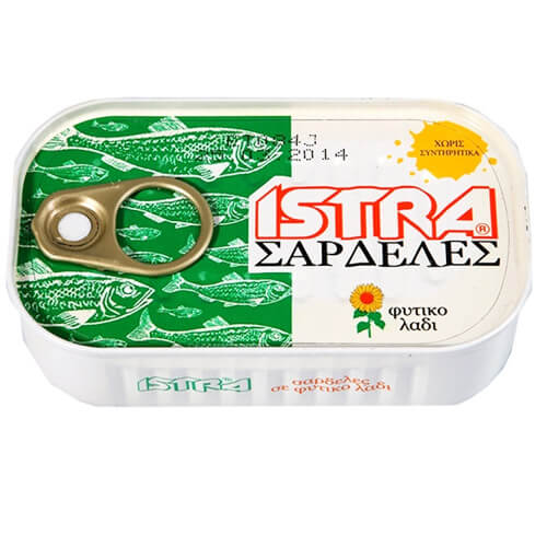 ISTRA ΣΑΡΔΕΛΑ 125gr. - (ΣΕ ΗΛΙΕΛΑΙΟ)