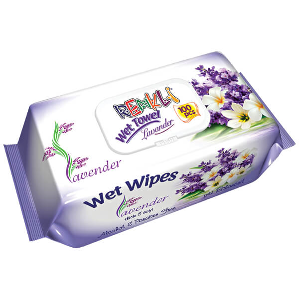 RENKLI ΜΩΡΟΜΑΝΤΗΛΑ ΜΕ ΚΑΠΑΚΙ 100τεμ. - (LAVENDER) (PREMIUM SERIES)