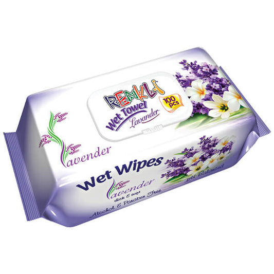 RENKLI ΜΩΡΟΜΑΝΤΗΛΑ ΜΕ ΚΑΠΑΚΙ 100τεμ. - (LAVENDER) (PREMIUM SERIES)