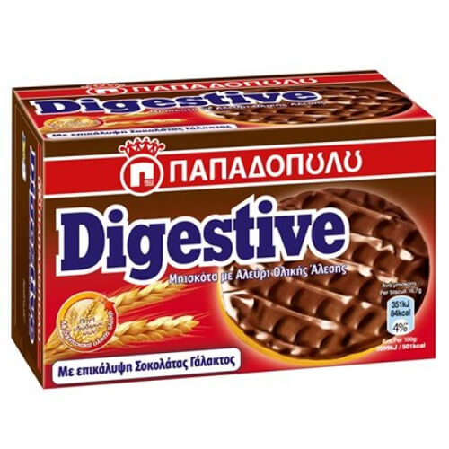 ΠΑΠΑΔΟΠΟΥΛΟΥ DIGESTIVE 200gr. - (ΣΟΚΟΛΑΤΑ ΓΑΛΑΚΤΟΣ)