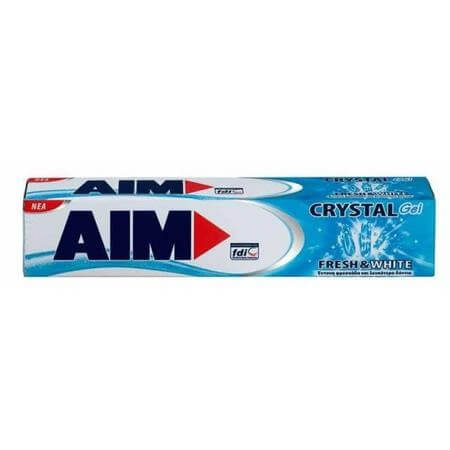 AIM CRYSTAL GEL 75ml - (FRESH WHITE) (ΟΔΟΝΤΟΚΡΕΜΑ)