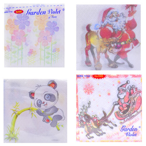 GARDEN VIOLET ΧΑΡΤΟΠΕΤΣΕΤΑ (33x33cm) - (70 φύλλων)