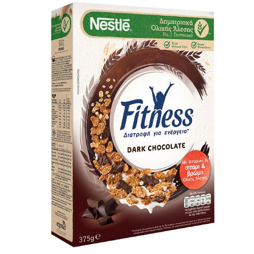 NESTLE FITNESS 375gr. - (DARK CHOCOLATE)