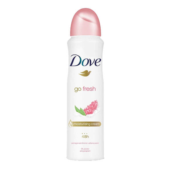 DOVE DEO SPRAY 150ml - (GO FRESH) (POMEGRANATE & LEMON)