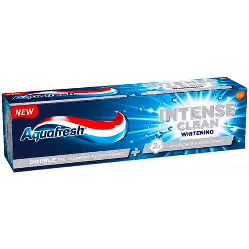 AQUAFRESH INTENSE CLEAN 75ml - (WHITENING) (ΟΔΟΝΤΟΚΡΕΜΑ)