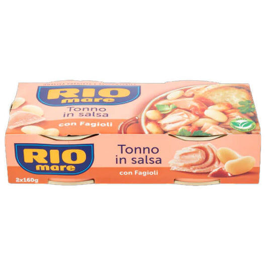 RIO MARE ΤΟΝΟΣ ΠΟΛΥΣΑΛΑΤΑ (2x160gr) - (FAGIOLI)