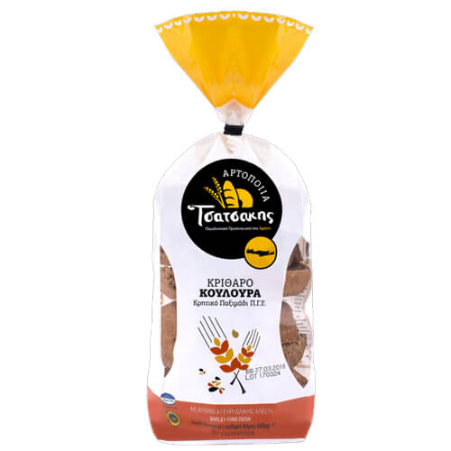 ΤΣΑΤΣΑΚΗΣ ΚΡΙΘΑΡΟΚΟΥΛΟΥΡΑ ΠΓΕ 600gr.