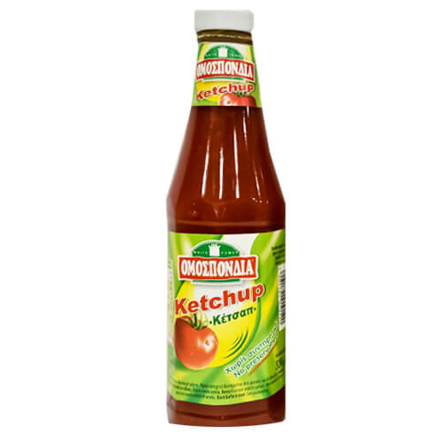 ΟΜΟΣΠΟΝΔΙΑ KETCHUP 330gr. - (ΓΥΑΛΙΝΟ ΜΠΟΥΚΑΛΙ) (ΚΛΑΣΣΙΚΗ)