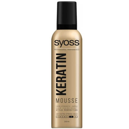 SYOSS MOUSSE 250ml - (KERATIN/ΧΡΥΣΟ)