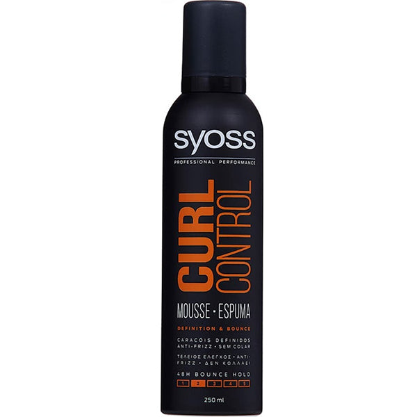 SYOSS MOUSSE 250ml - (CURL CONTROL/ΠΟΡΤΟΚΑΛΙ)