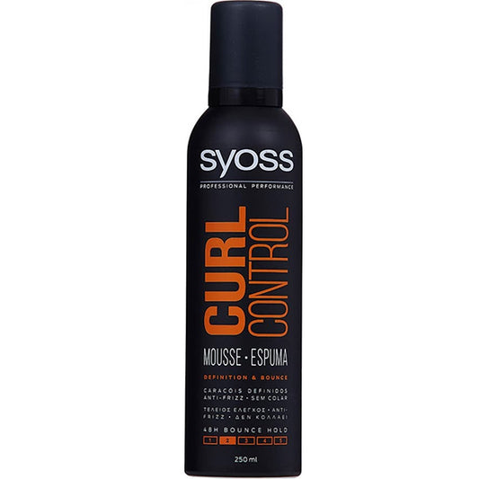 SYOSS MOUSSE 250ml - (CURL CONTROL/ΠΟΡΤΟΚΑΛΙ)