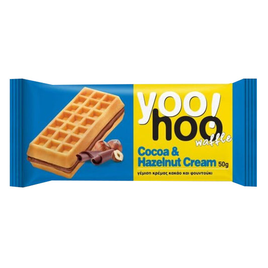 YOOHOO ΒΑΦΛΑ 50gr. - (ΚΑΚΑΟ & ΦΟΥΝΤΟΥΚΙ)