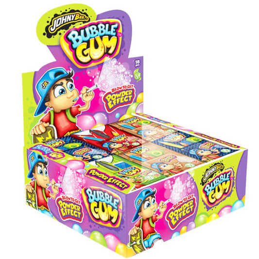 JOHNY BEE ΤΣΙΧΛΕΣ BUBBLE GUM ΣΤΙΚ ΜΕ ΕΦΕ ΠΟΥΔΡΑΣ - (18τεμ.x35gr.)