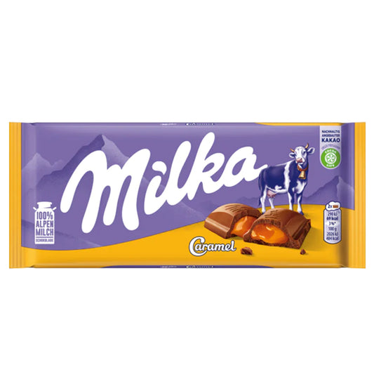 MILKA ΣΟΚΟΛΑΤΑ 100gr - (CARAMEL)