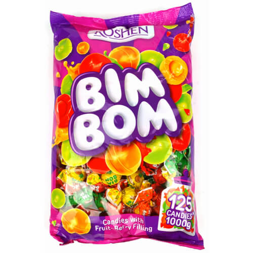 ROSHEN BIM BOM ΚΑΡΑΜΕΛΕΣ ΓΕΜΙΣΤΕΣ 1kg - (ΜΕ ΦΡΟΥΤΑ)