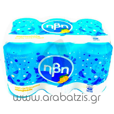 ΗΒΗ ΠΟΡΤΟΚΑΛΑΔΑ ΧΩΡΙΣ ΑΝΘΡΑΚΙΚΟ (6x330ml) - (ΜΠΛΕ)