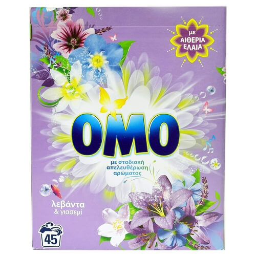 OMO ΣΚΟΝΗ ΠΛΥΝΤΗΡΙΟΥ 45μεζ. (2,520kg) - (ΛΕΒΑΝΤΑ & ΓΙΑΣΕΜΙ)
