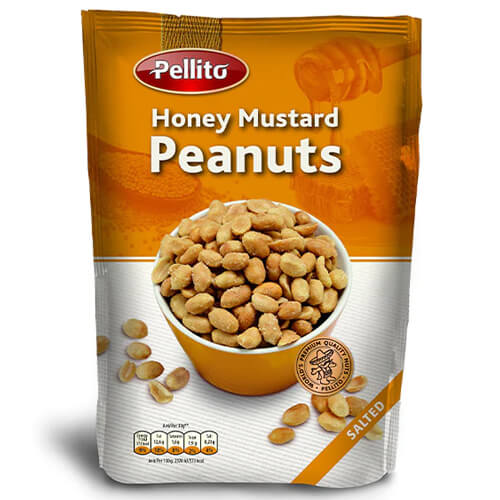 PELLITO ΦΥΣΤΙΚΙΑ PEANUTS 50gr. - (ΜΕ ΜΟΥΣΤΑΡΔΑ - ΜΕΛΙ)