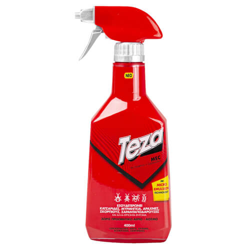 TEZA CIK SPRAY ΚΑΤΣΑΡΙΔΕΣ & ΜΥΡΜΗΓΚΙΑ 400ml - (MEC)
