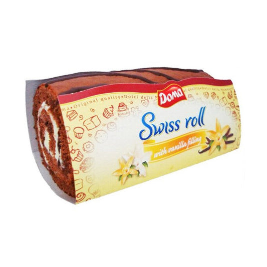 DOMA SWISS ROLL 115gr - (ΓΕΜΙΣΗ ΒΑΝΙΛΙΑ)
