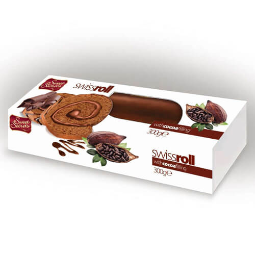 DOMA SWISS ROLL 300gr - (ΓΕΜΙΣΗ ΚΑΚΑΟ)