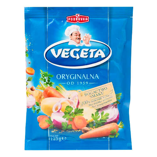 VEGETA ΓΕΥΣΤΙΚΟ ΚΑΡΥΚΕΥΜΑ ΤΡΟΦΙΜΩΝ 125gr