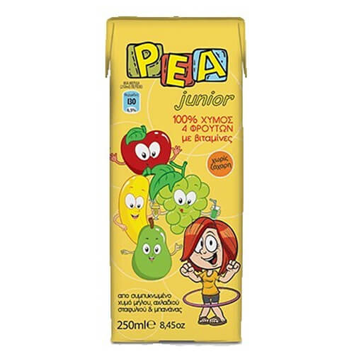 ΡΕΑ ΧΥΜΟΣ 250ml - (JUNIOR ΚΙΤΡΙΝΟ 100% ΦΥΣΙΚΟΣ ΧΥΜΟΣ)
