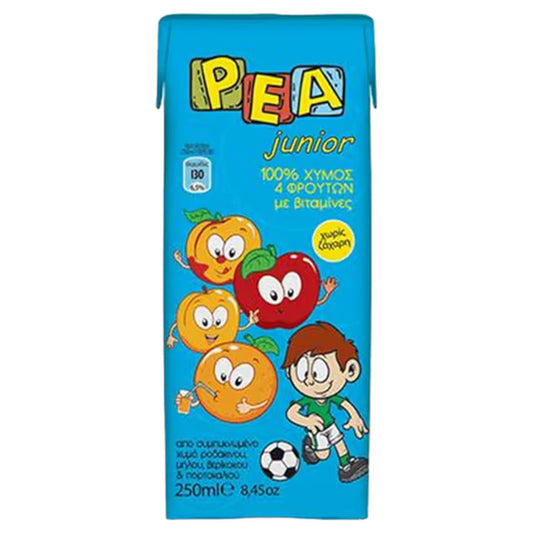ΡΕΑ ΧΥΜΟΣ 250ml - (JUNIOR ΜΠΛΕ 100% ΦΥΣΙΚΟΣ ΧΥΜΟΣ)