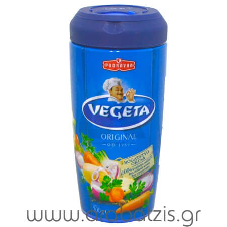VEGETA ΓΕΥΣΤΙΚΟ ΚΑΡΥΚΕΥΜΑ ΤΡΟΦΙΜΩΝ 200gr - (DOSE)