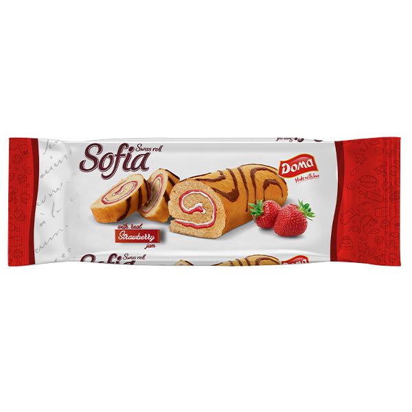 DOMA SOFIA SWISS ROLL 200gr - (ΓΕΜΙΣΗ ΦΡΑΟΥΛΑ)