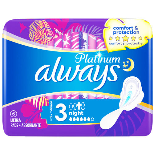 ALWAYS ULTRA PLATINUM 6τεμ. - (NIGHT)