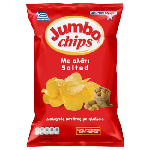JUMBO CHIPS 50gr. - (ΑΛΑΤΙ) (χωρίς γλουτένη) (84094-1)