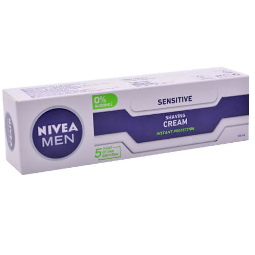 NIVEA ΚΡΕΜΑ ΞΥΡΙΣΜΑΤΟΣ 100ml - (SENSITIVE)
