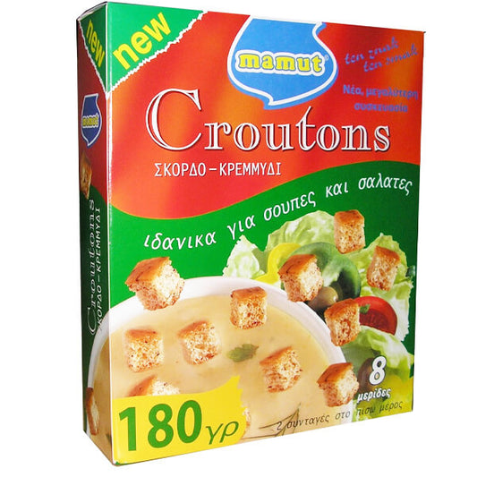 MAMUT CROUTONS 180gr. - (ΣΚΟΡΔΟ-ΚΡΕΜΜΥΔΙ)