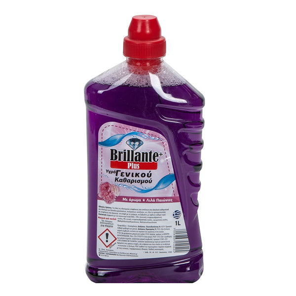 BRILLANTE PLUS ΥΓΡΟ ΚΑΘΑΡΙΣΜΟΥ 1lit - (ΠΑΙΩΝΙΕΣ/ΜΩΒ)