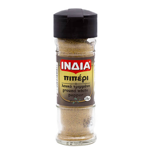 ΙΝΔΙΑ ΠΙΠΕΡΙ ΛΕΥΚΟ ΤΡΙΜΜΕΝΟ 35gr. - (ΓΥΑΛΙΝΟ ΒΑΖΟ)