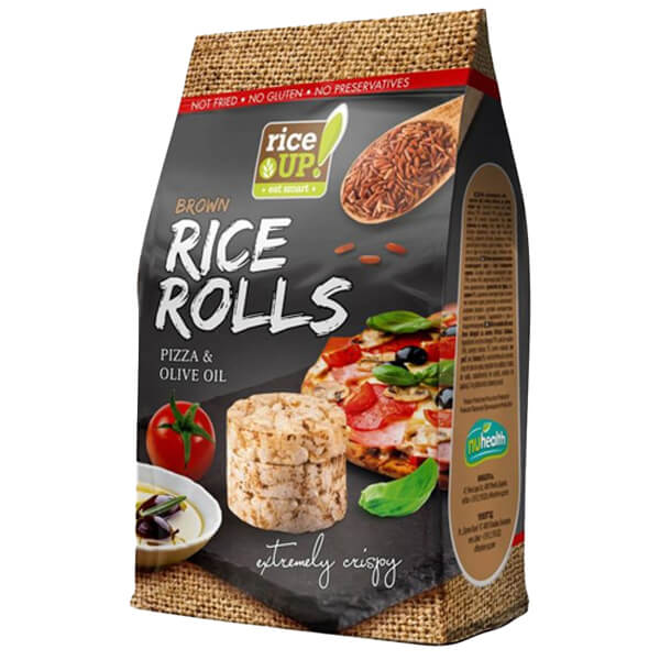 RICE UP ΡΥΖΟΓΚΟΦΡΕΤΕΣ ΟΛΙΚΗΣ 50gr. - (PIZZA)