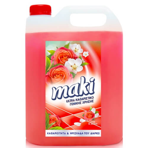 ΜΑΚΙ ΚΑΘΑΡΙΣΤΙΚΟ ΠΑΤΩΜΑΤΟΣ 4lit - (ROSE & JASMINE)
