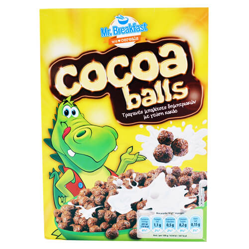 MR.BREAKFAST ΔΗΜΗΤΡΙΑΚΑ 375gr. - (COCOA BALLS)