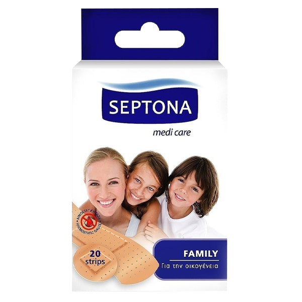 SEPTONA STRIPS MEDICARE ΟΙΚΟΓΕΝΕΙΑ (20τεμ.)