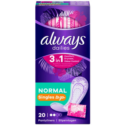 ALWAYS ΣΕΡΒΙΕΤΑΚΙΑ DAILY FRESH 20τεμ. - (NORMAL)