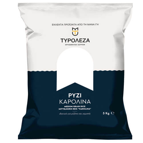 ΤΥΡΟΛΕΖΑ ΡΥΖΙ 5kg - (ΚΑΡΟΛΙΝΑ)
